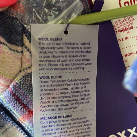 Mexx Girls Wool Blend Coat size L (7-8) BNWT - Picture 8 of 10